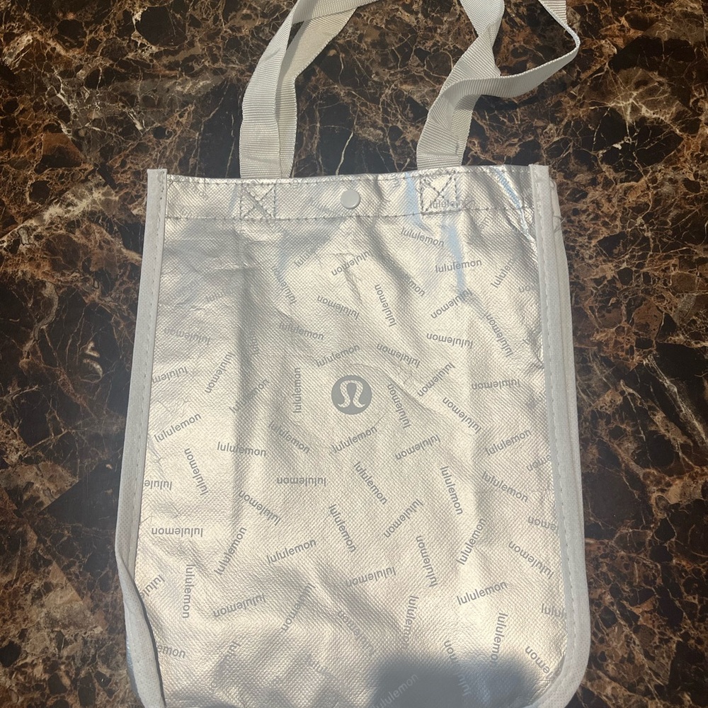 lululemon athletica Silver Tote Bag